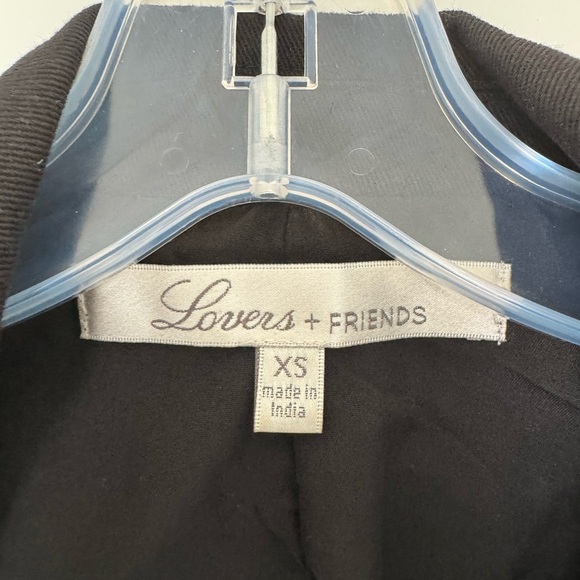 Lovers + Friends Size XS Embroidered Black Jacket in Moonrise NWOT $240‎ - Picture 5 of 12